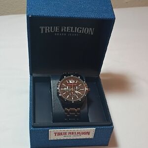 True Religion | Accessories | Nib True Religion Black And Gold
